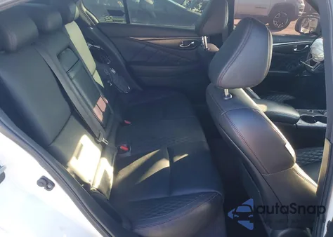 2021 Infiniti Q50 Red Sport 400 from USA, damaged, VIN JN1FV7DR7MM880208